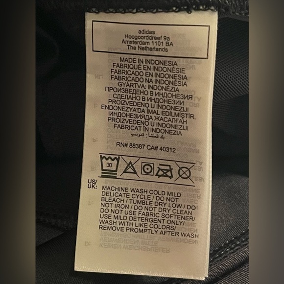 Adidas Black Performance Athletic Pants Size XL - Picture 4 of 4